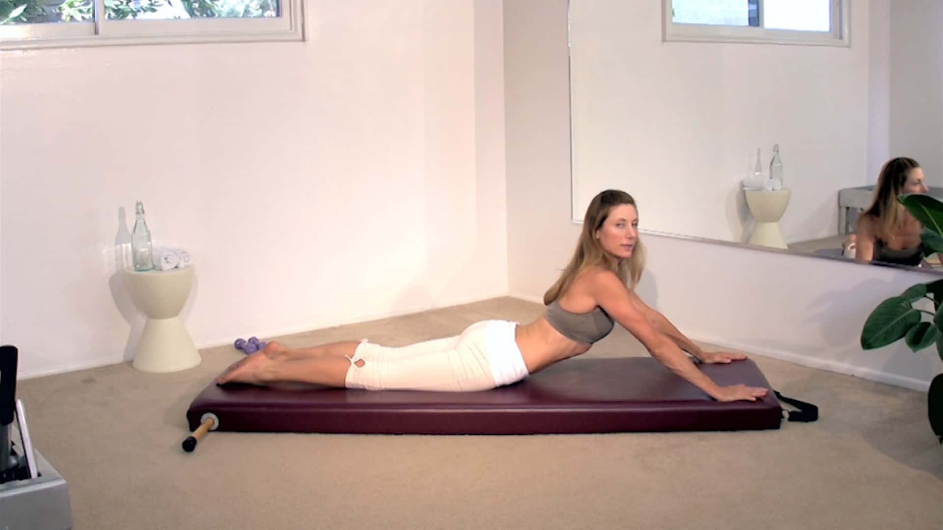 Pilates Beginner Mat class in 15 minutes