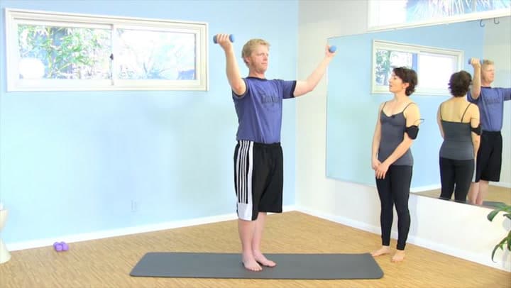 3 Challenging Exercises for Standing Arm Weights Series with Andrea Maida