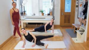 Pilates Mat Workout for a Strong Client with Blossom