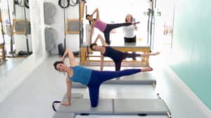 Fast Paced Intermediate Pilates Mat Workout with Cary Regan