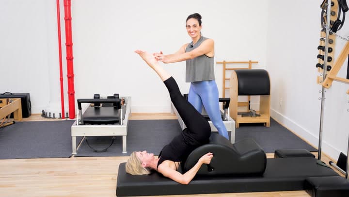 Pilates Roll Over quick tips on the spine corrector