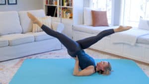 Pilates Workout Introducing High Scissors and Bicycle