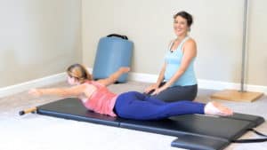Pilates workout for bending and extending your spine with Victoria Torrie-Capan