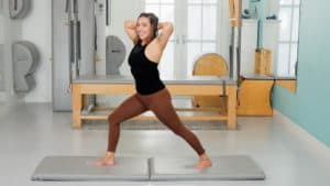 Intermediate Pilates workout with Marina Urbina