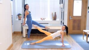 Flowing Pilates Mat with Blossom Leilani Crawford