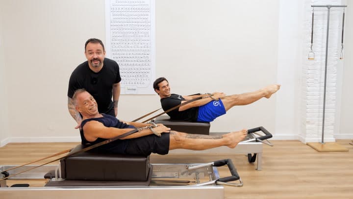 Reformer Workout Introducing Backstroke and Up Stretch