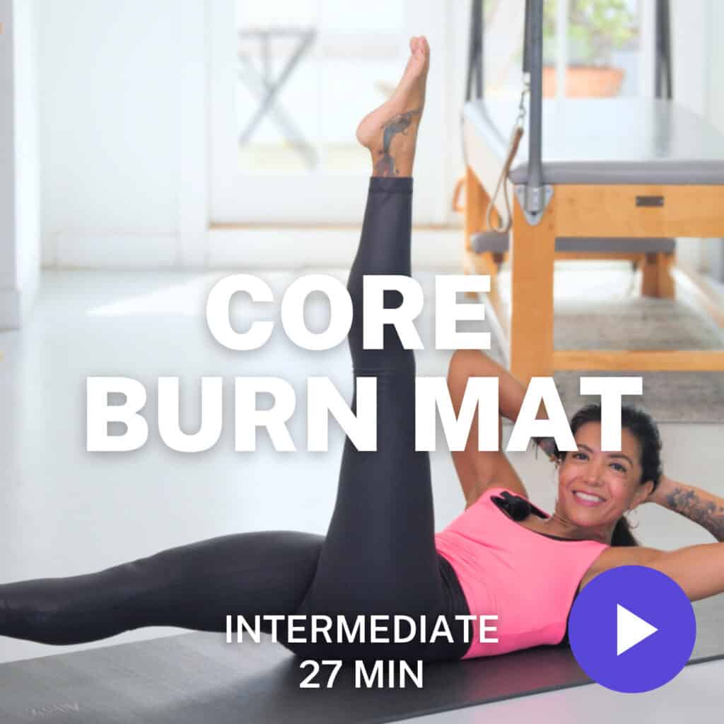 Core Burn Mat with Monica Felix