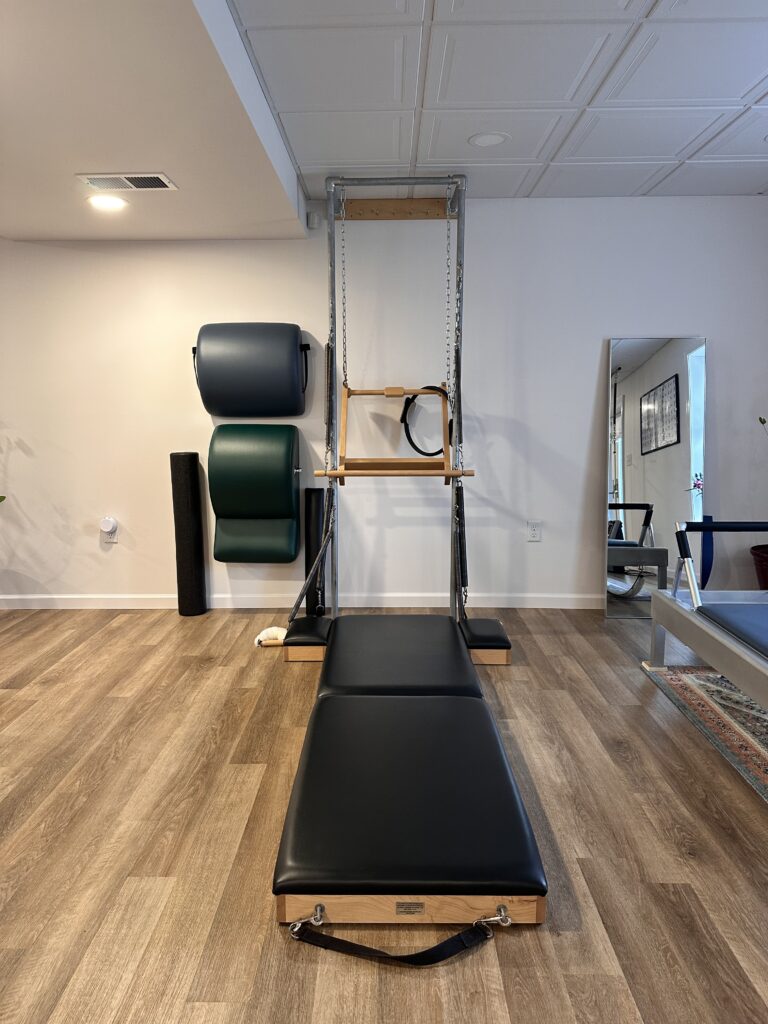 Pilates by Design Tower Unit with folding high mat.
