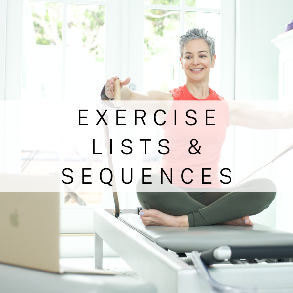 Click here for Pilatesology Exercise Lists and Sequences